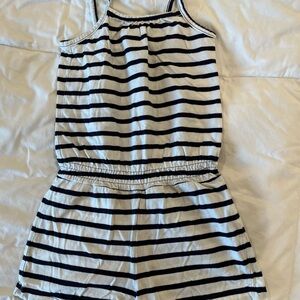 Gap Striped Black and White Kids shorts Romper